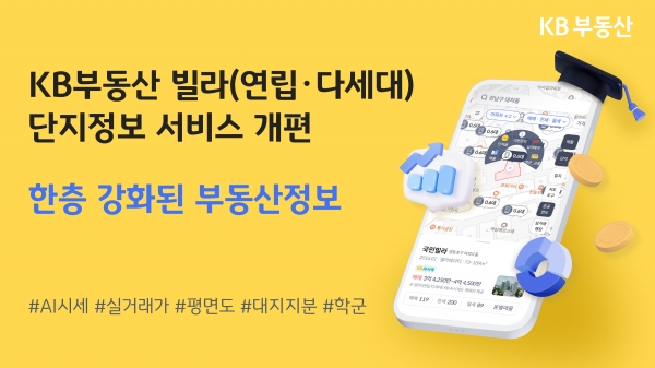 KB국민은행, KB부동산 '빌라단지 정보 서비스' 개편